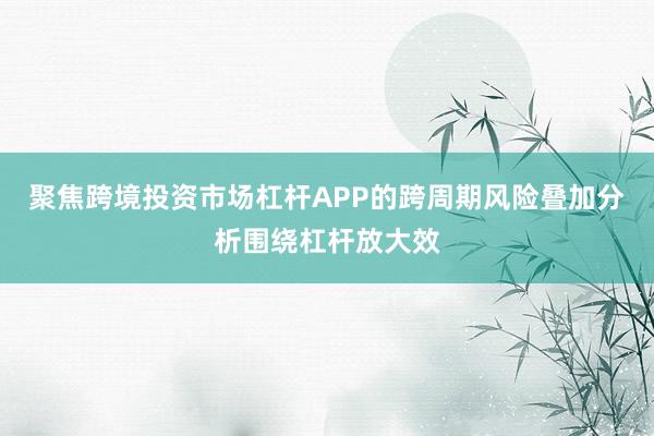 聚焦跨境投资市场杠杆APP的跨周期风险叠加分析围绕杠杆放大效
